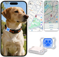 GPS Tracker for Dogs & Cats - No Monthly Fee, Waterproof Real-Time Tracking Collar for Pets, Kids,Luggage & Assets | 365-Day Battery Life | Ios & Android Compatible | Anti-Lost Device